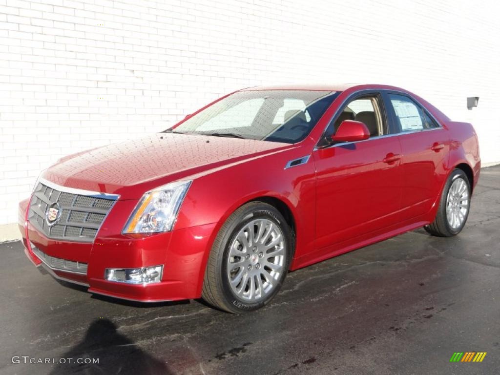 Crystal Red Tintcoat 2011 Cadillac CTS 4 3.6 AWD Sedan Exterior Photo #41228795