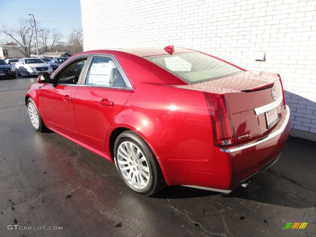 Crystal Red Tintcoat 2011 Cadillac CTS 4 3.6 AWD Sedan Exterior Photo #41228855