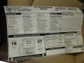 2011 Cadillac CTS 4 3.6 AWD Sedan Window Sticker