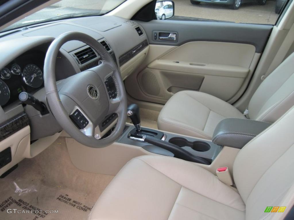 Medium Light Stone Interior 2008 Mercury Milan V6 Premier Photo #41229203