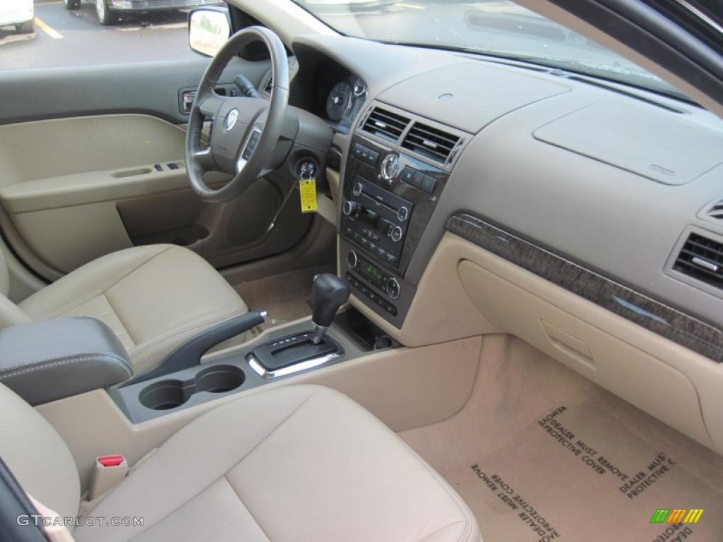 Medium Light Stone Interior 2008 Mercury Milan V6 Premier Photo #41229251
