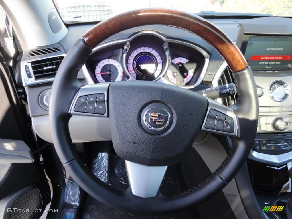 2011 Cadillac SRX FWD Ebony/Titanium Steering Wheel Photo #41229583