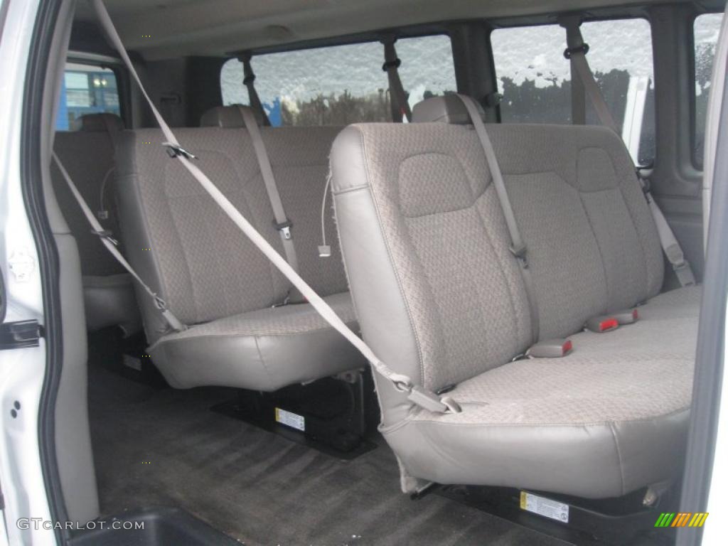 Medium Pewter Interior 2010 GMC Savana Van LS 3500 Extended Passenger Photo #41229647