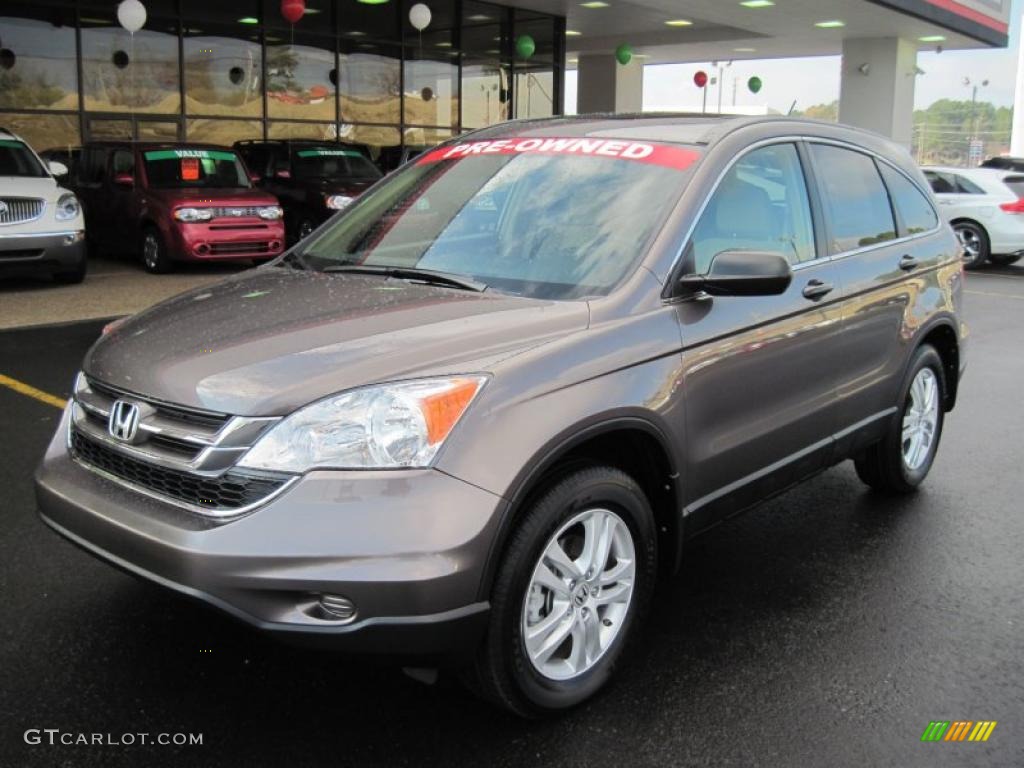 2010 CR-V EX AWD - Urban Titanium Metallic / Ivory photo #1