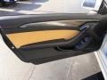 Ebony/Saffron 2011 Cadillac CTS -V Coupe Door Panel