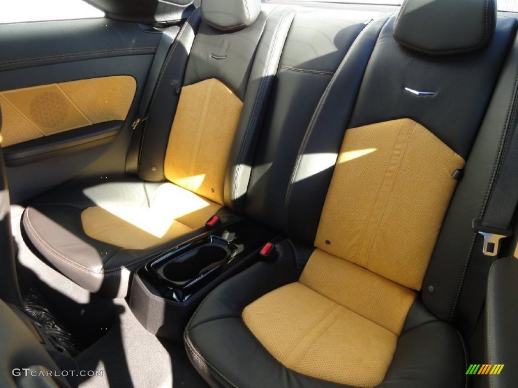 Ebony/Saffron Interior 2011 Cadillac CTS -V Coupe Photo #41230071