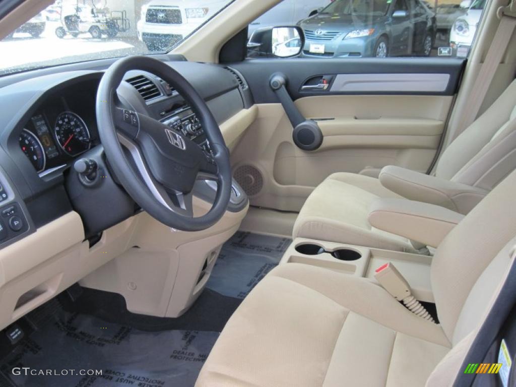Ivory Interior 2010 Honda CR-V EX AWD Photo #41230075