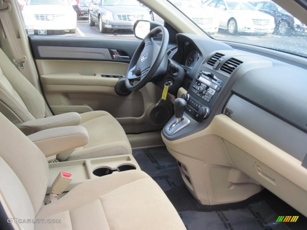 Ivory Interior 2010 Honda CR-V EX AWD Photo #41230123