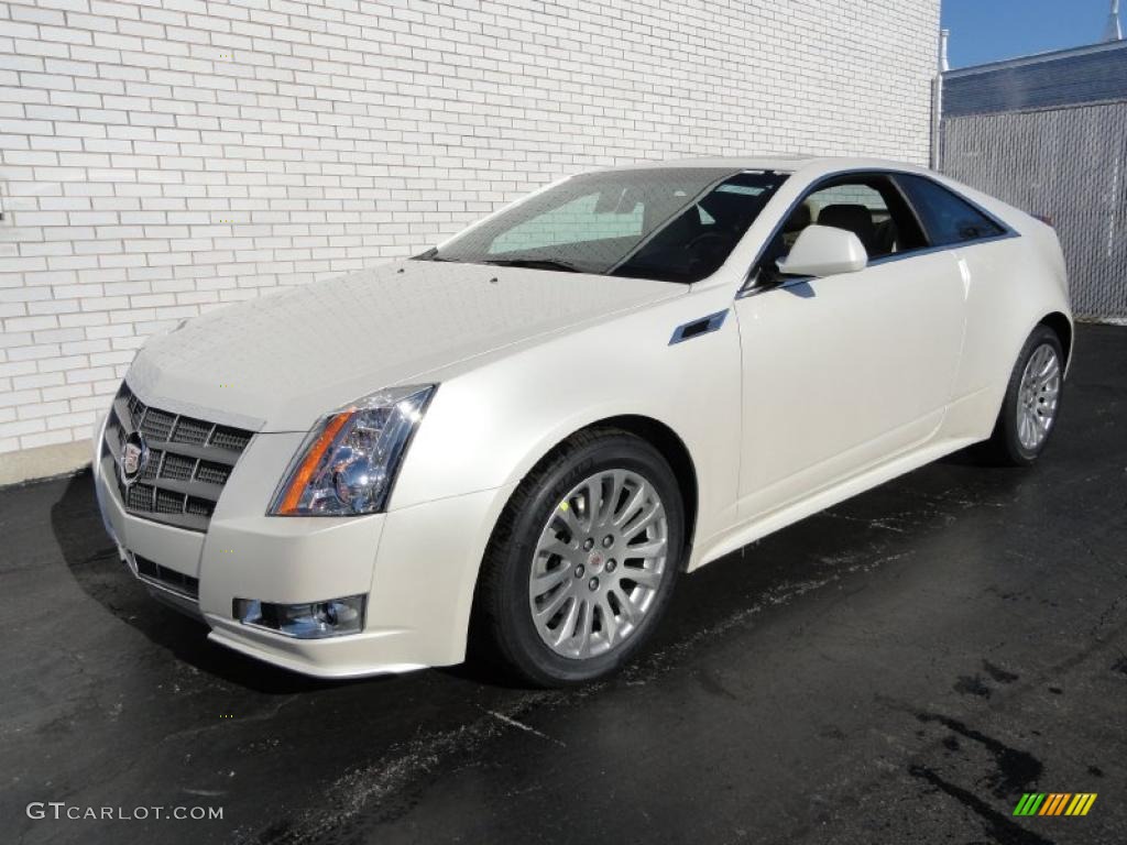 White Diamond Tricoat 2011 Cadillac CTS 4 AWD Coupe Exterior Photo #41230931
