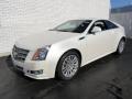 White Diamond Tricoat 2011 Cadillac CTS 4 AWD Coupe Exterior
