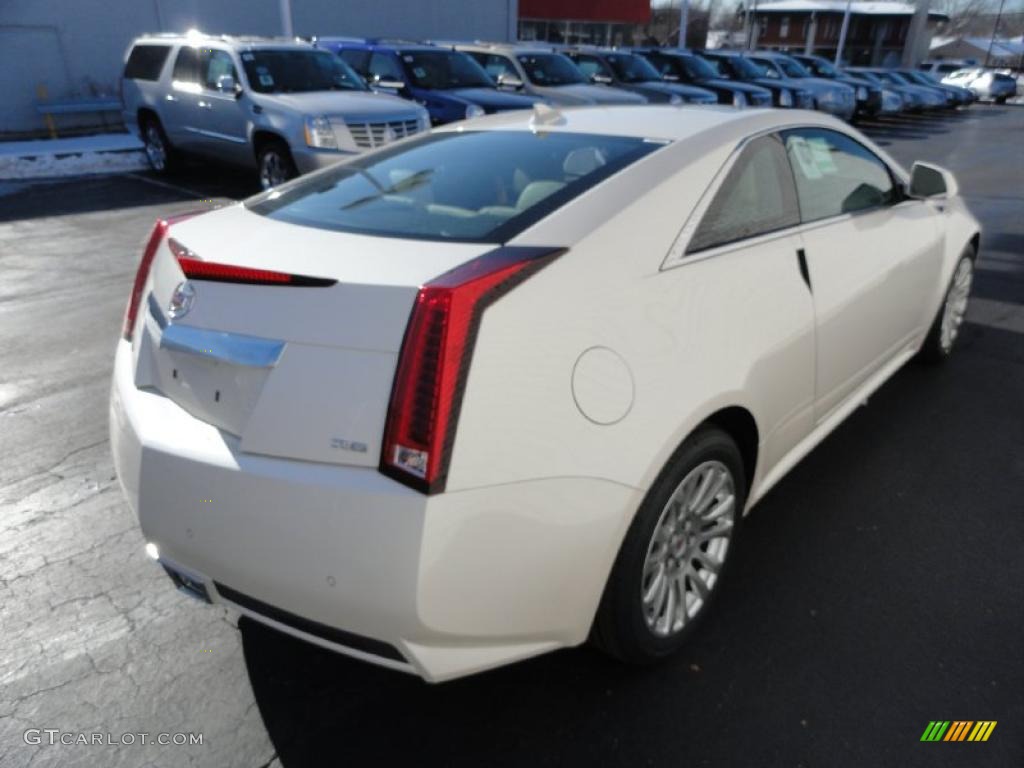 White Diamond Tricoat 2011 Cadillac CTS 4 AWD Coupe Exterior Photo #41230971