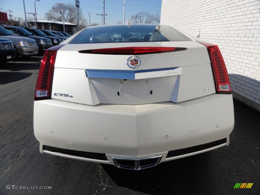 White Diamond Tricoat 2011 Cadillac CTS 4 AWD Coupe Exterior Photo #41230983