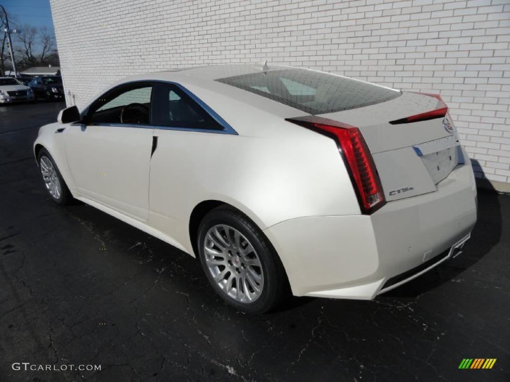 White Diamond Tricoat 2011 Cadillac CTS 4 AWD Coupe Exterior Photo #41230995