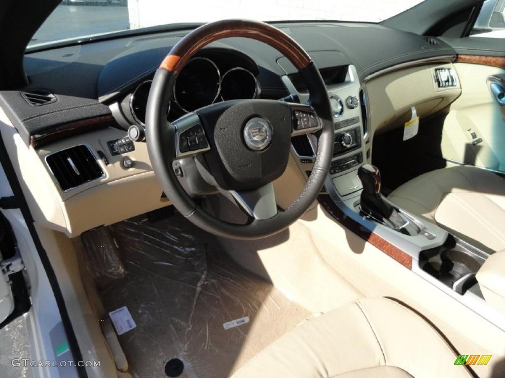 Cashmere/Cocoa Interior 2011 Cadillac CTS 4 AWD Coupe Photo #41231039