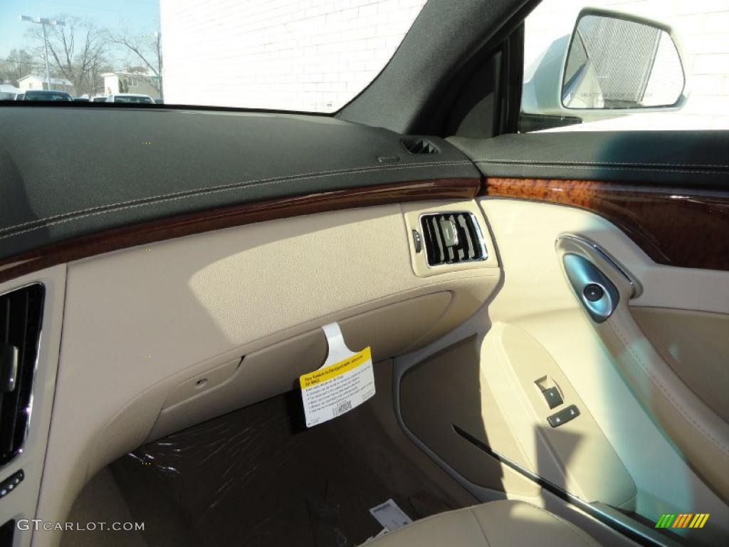Cashmere/Cocoa Interior 2011 Cadillac CTS 4 AWD Coupe Photo #41231099