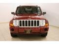 2008 Red Rock Crystal Pearl Jeep Commander Sport 4x4  photo #2
