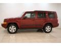 2008 Red Rock Crystal Pearl Jeep Commander Sport 4x4  photo #4