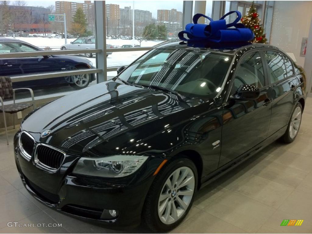2011 3 Series 328i xDrive Sedan - Jet Black / Black photo #1