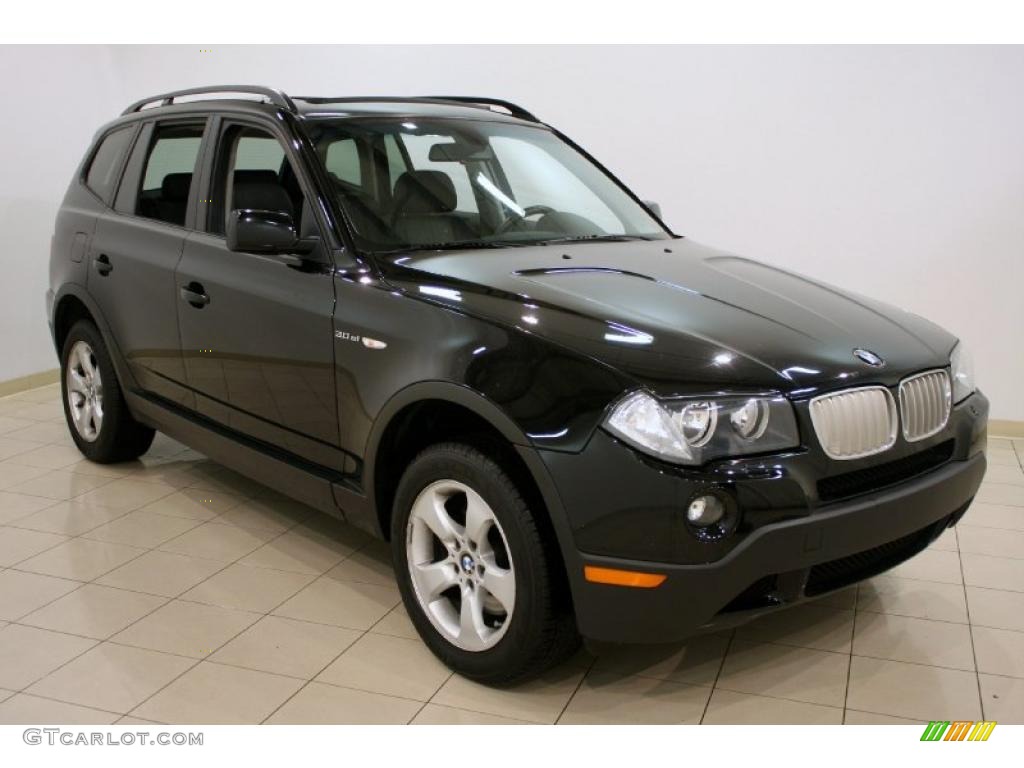 2008 X3 3.0si - Jet Black / Black photo #1