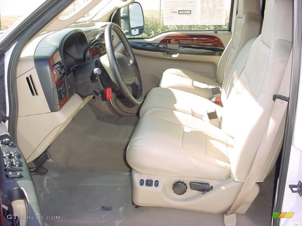 Tan Interior 2006 Ford F250 Super Duty Lariat Crew Cab Photo #41231923