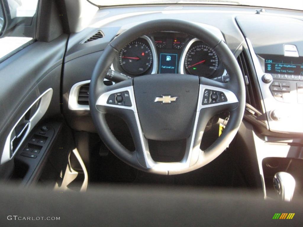 2011 Chevrolet Equinox LT Jet Black Steering Wheel Photo #41232935