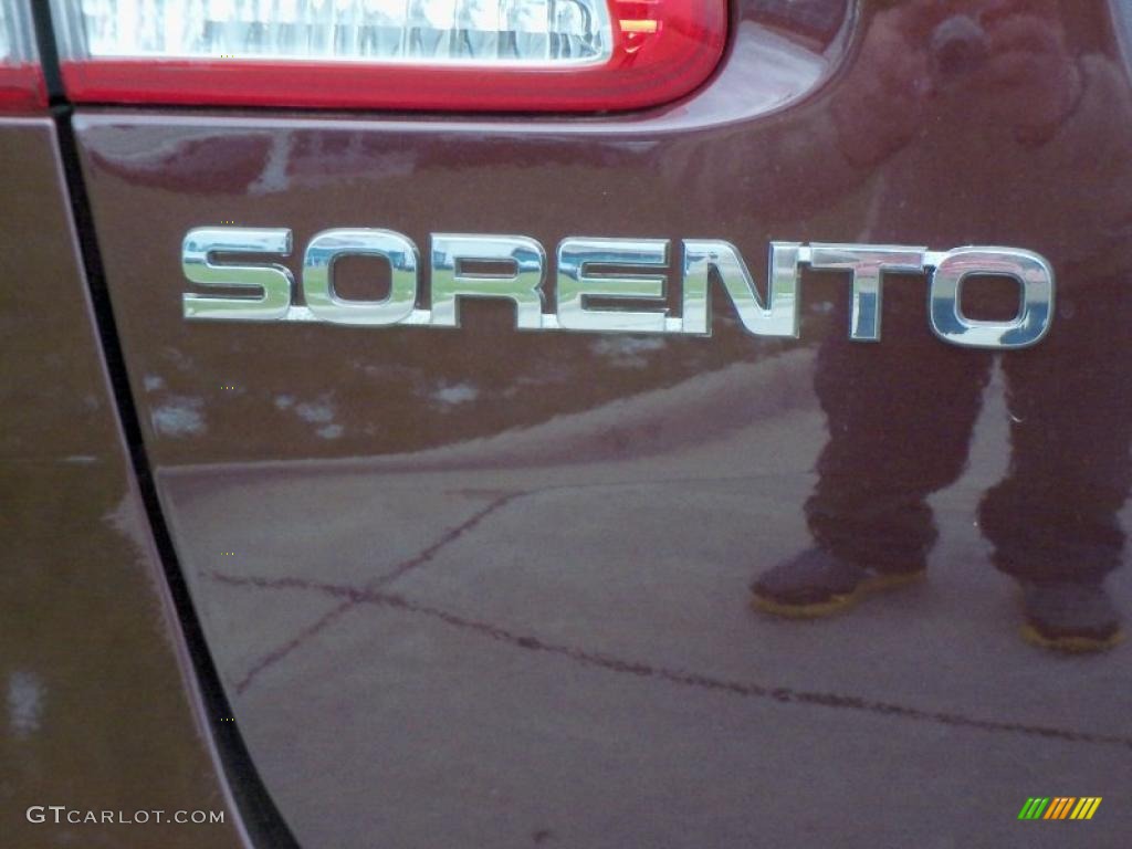 2011 Sorento LX AWD - Dark Cherry / Black photo #7