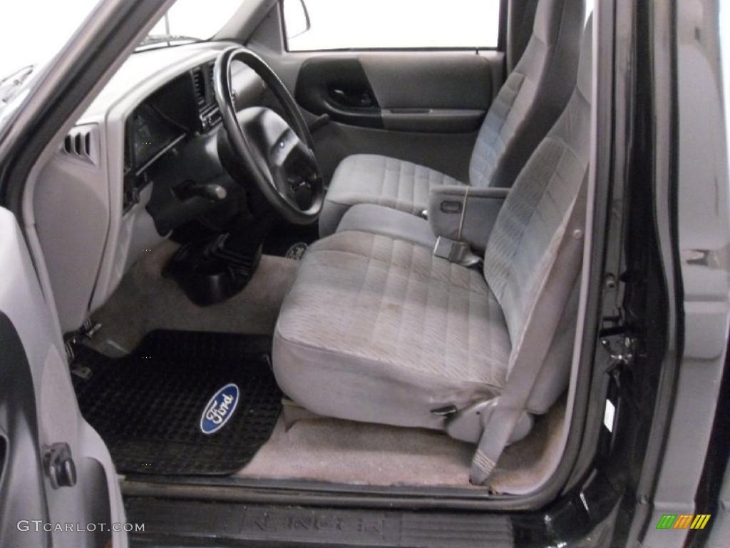 Grey Interior 1994 Ford Ranger XL Regular Cab Photo #41235583