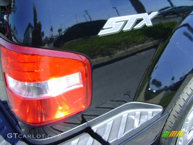 2005 F150 STX Regular Cab Flareside - Black / Medium Flint Grey photo #10