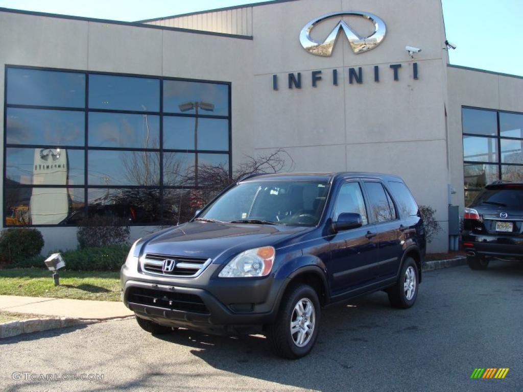 2003 CR-V EX 4WD - Eternal Blue Pearl / Gray photo #1
