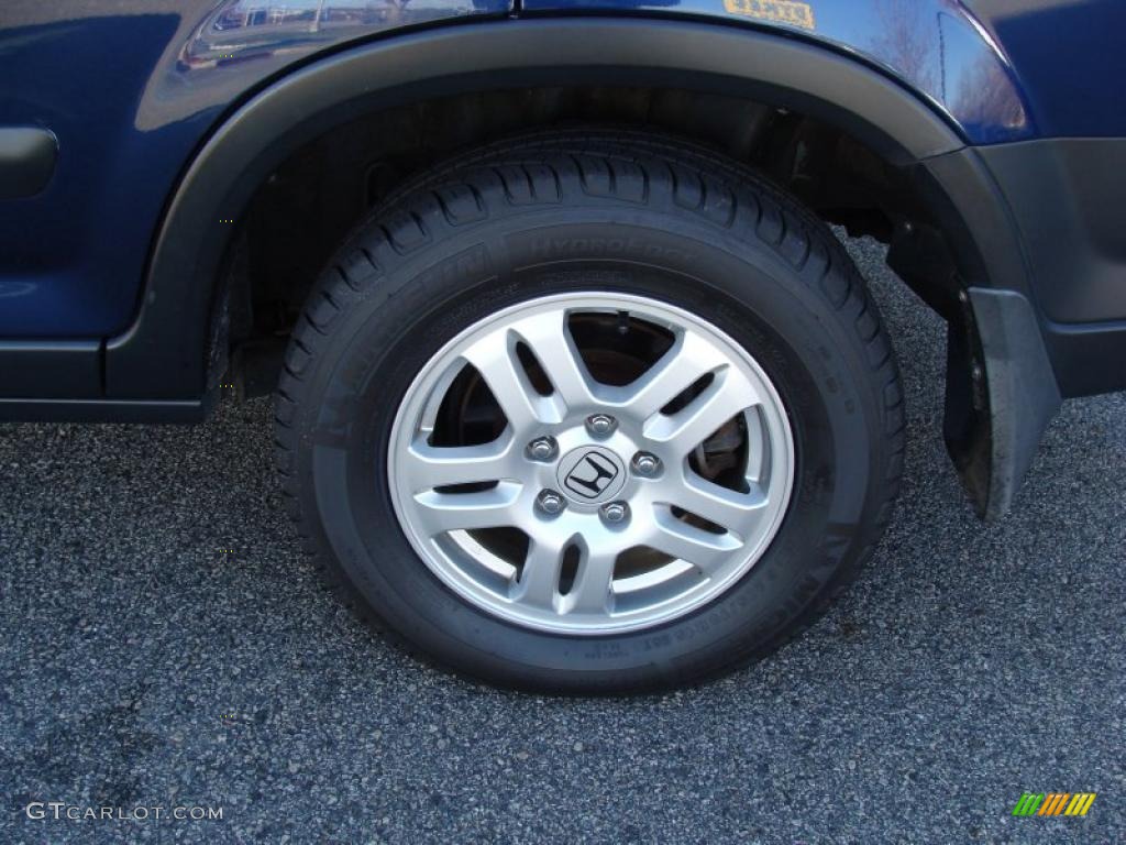 2003 CR-V EX 4WD - Eternal Blue Pearl / Gray photo #4