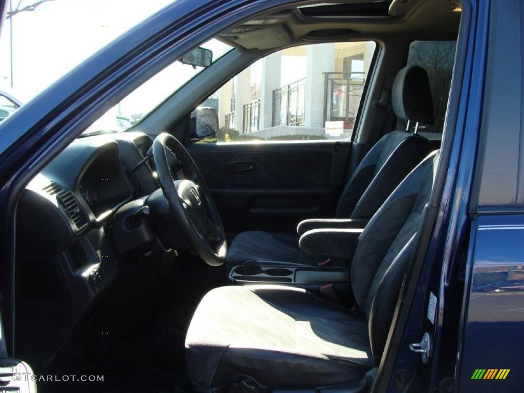 2003 CR-V EX 4WD - Eternal Blue Pearl / Gray photo #8