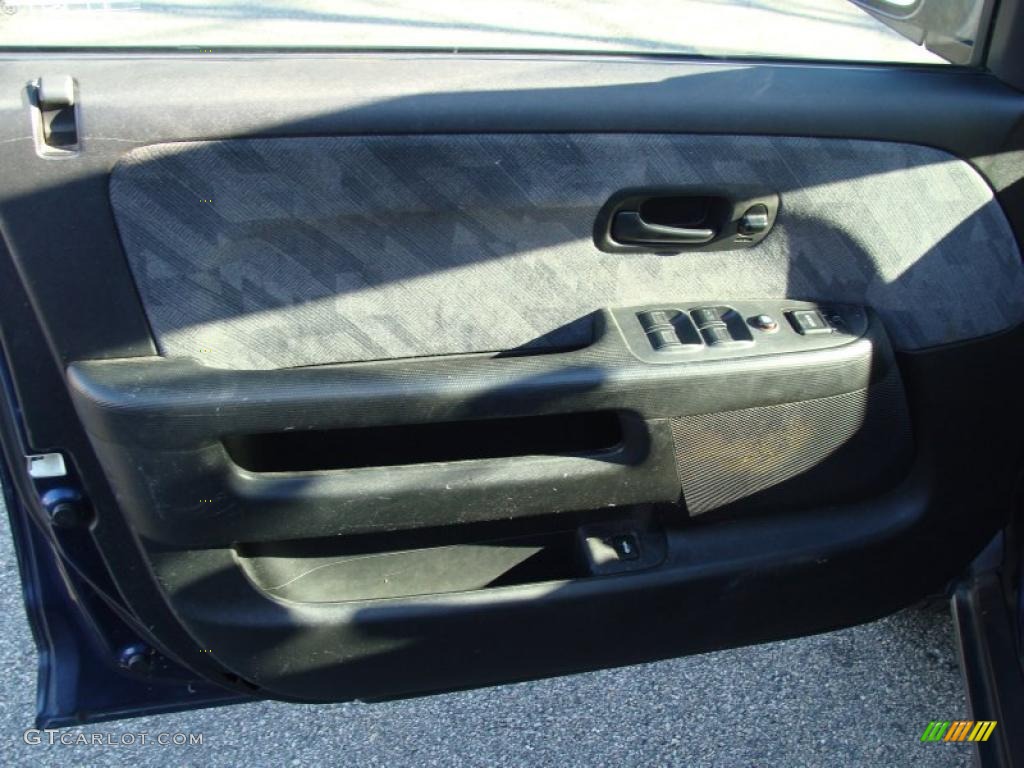 2003 CR-V EX 4WD - Eternal Blue Pearl / Gray photo #9