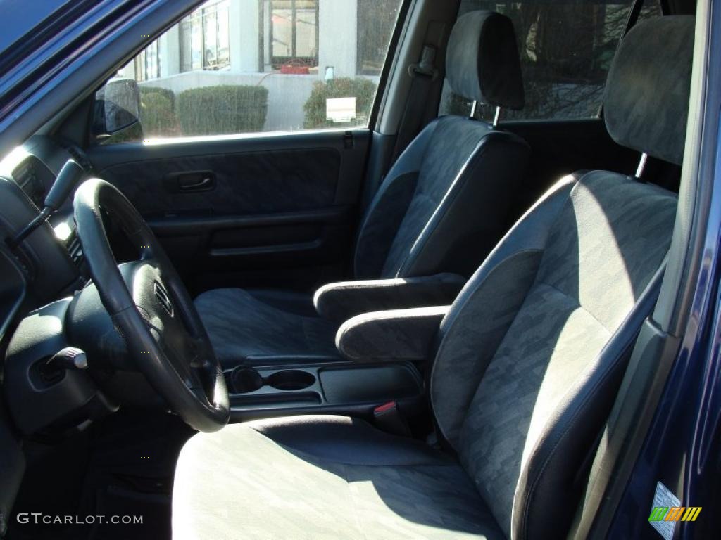 2003 CR-V EX 4WD - Eternal Blue Pearl / Gray photo #10