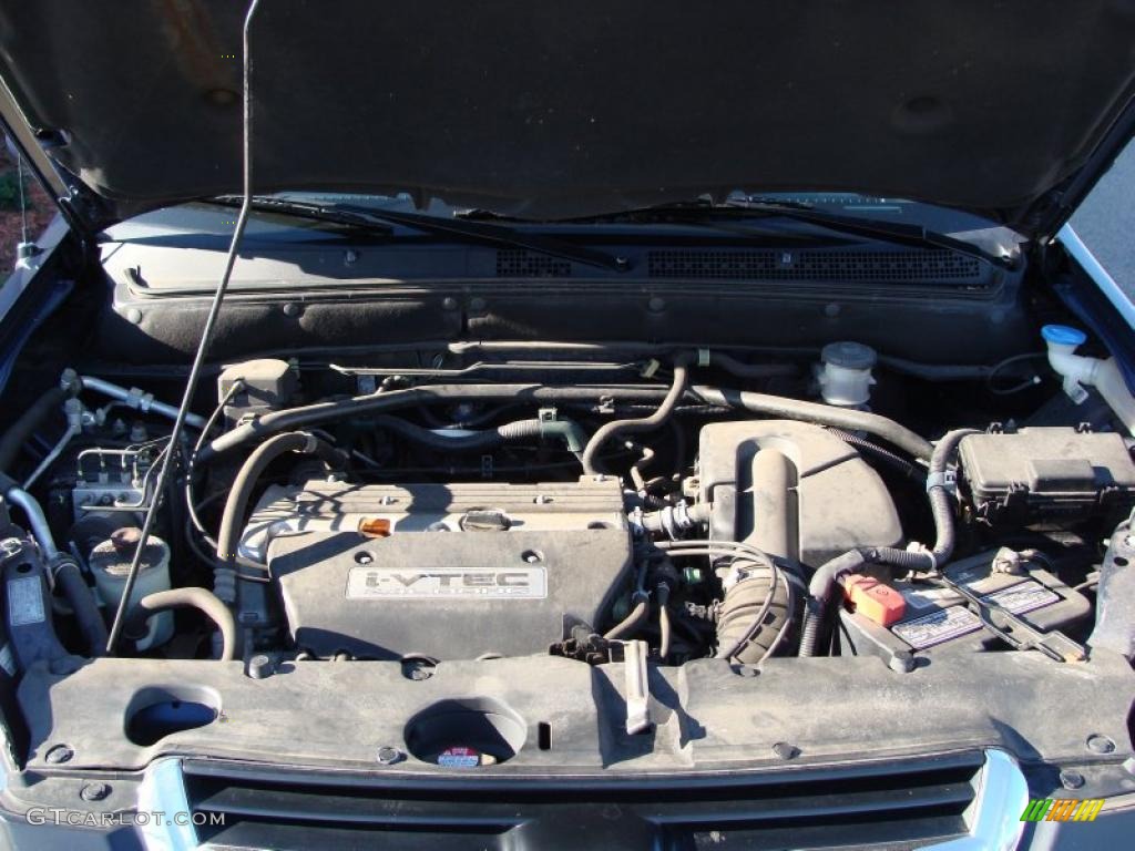 2003 CR-V EX 4WD - Eternal Blue Pearl / Gray photo #14
