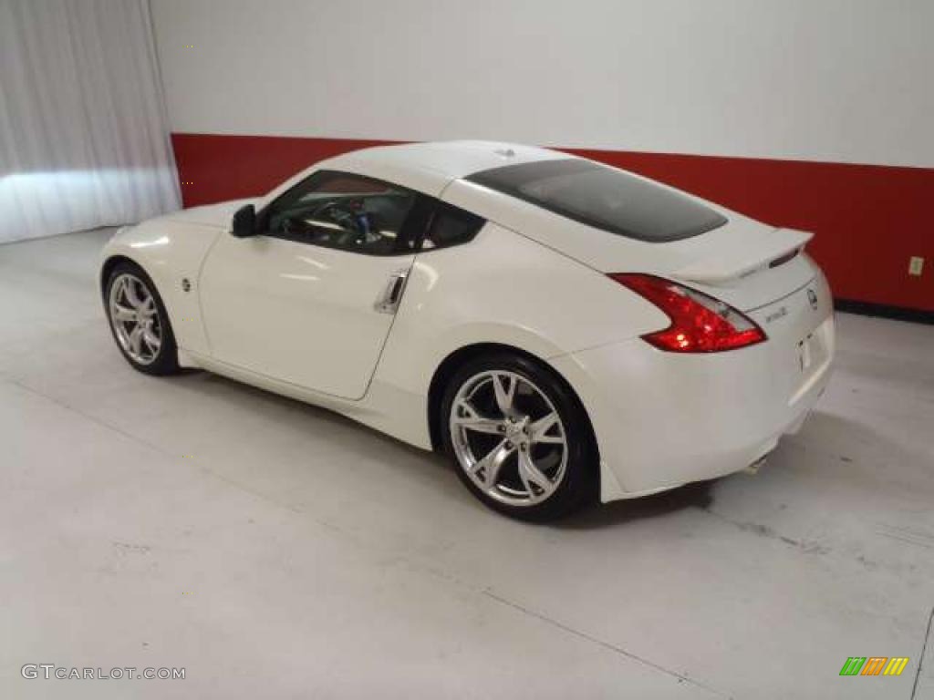 Pearl White 2009 Nissan 370Z Sport Touring Coupe Exterior Photo #41240872
