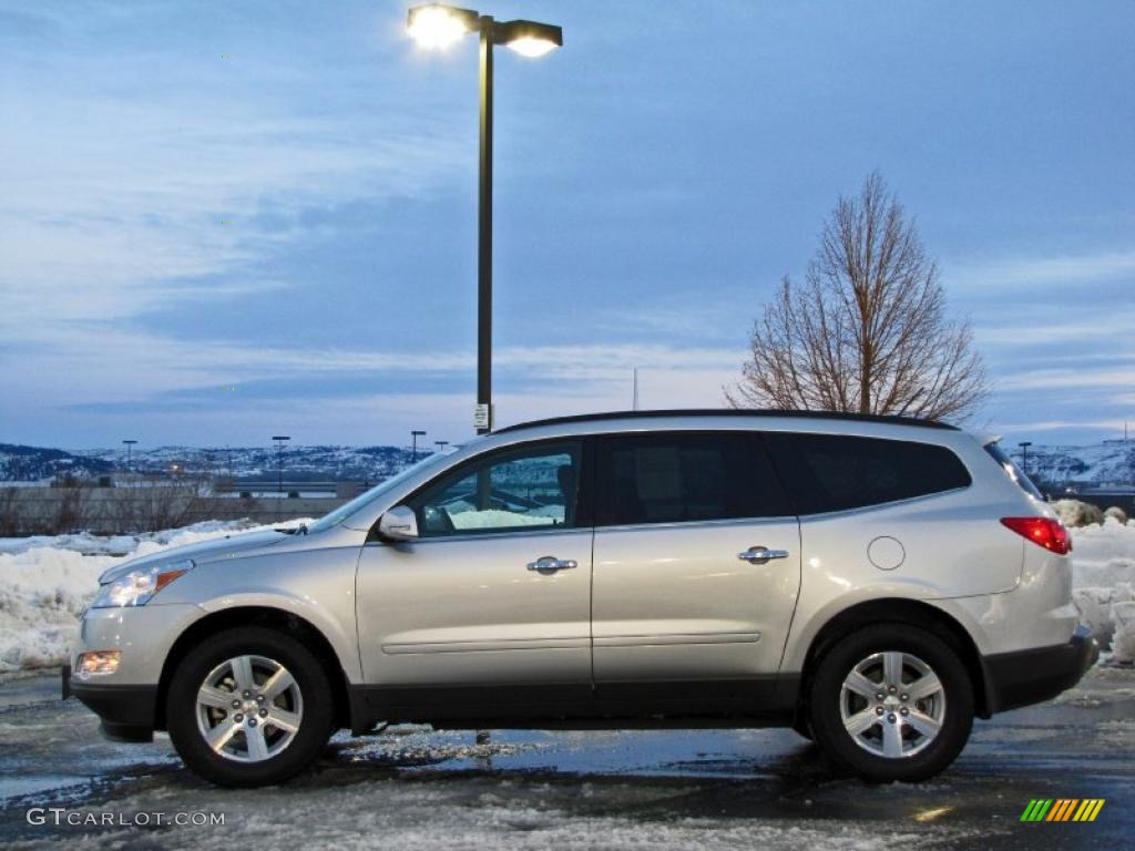 Silver Ice Metallic 2010 Chevrolet Traverse LT AWD Exterior Photo #41241940