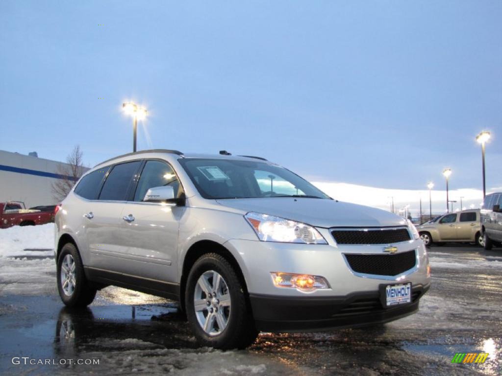Silver Ice Metallic 2010 Chevrolet Traverse LT AWD Exterior Photo #41241964