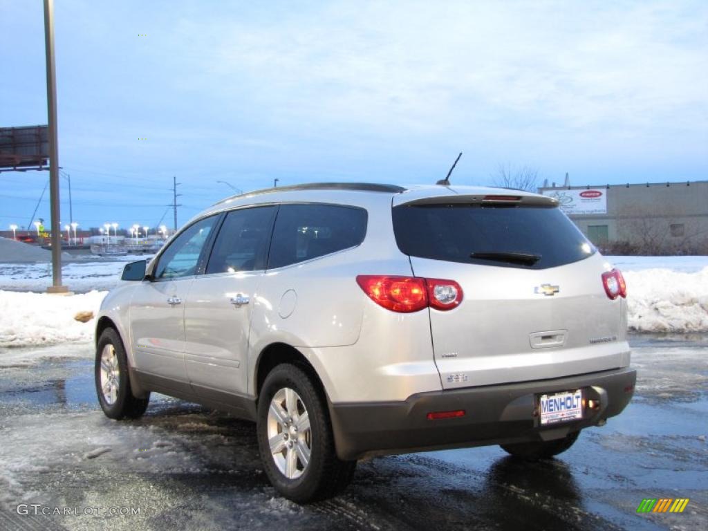 Silver Ice Metallic 2010 Chevrolet Traverse LT AWD Exterior Photo #41242012
