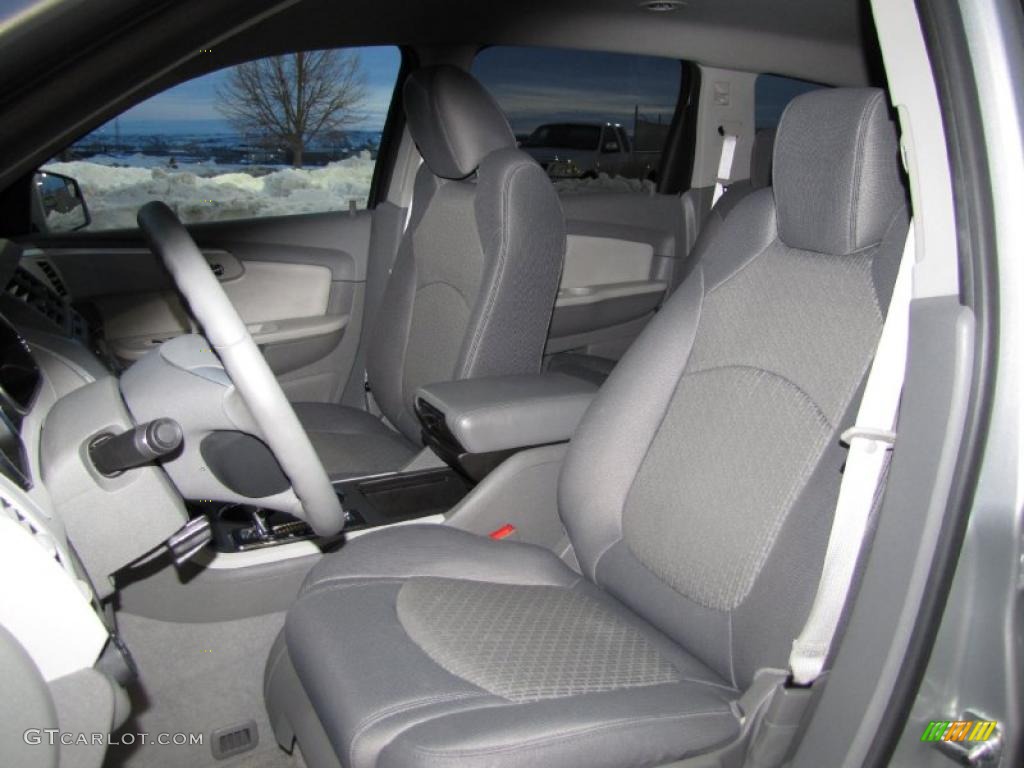 Ebony Interior 2010 Chevrolet Traverse LT AWD Photo #41242028
