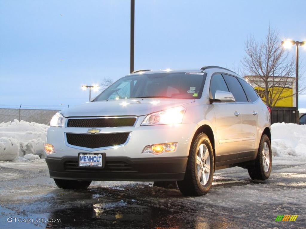 Silver Ice Metallic 2010 Chevrolet Traverse LT AWD Exterior Photo #41242160