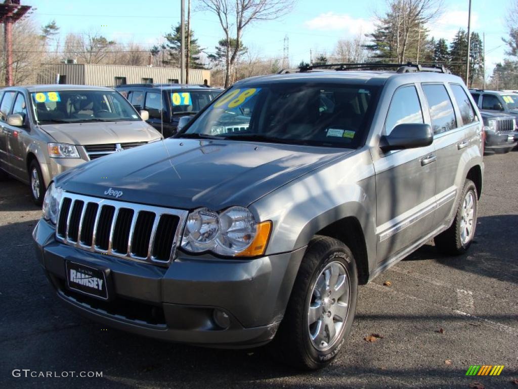 2008 Grand Cherokee Limited 4x4 - Mineral Gray Metallic / Dark Slate Gray/Light Graystone photo #1