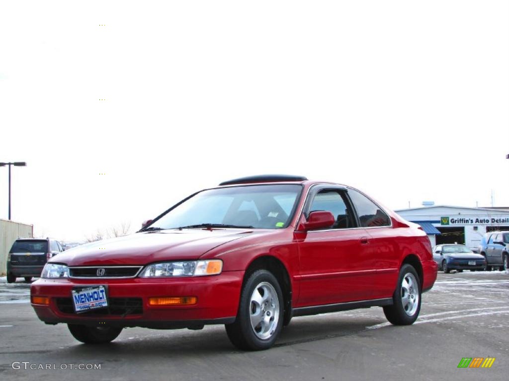 San Marino Red 1997 Honda Accord SE Coupe Exterior Photo #41242820