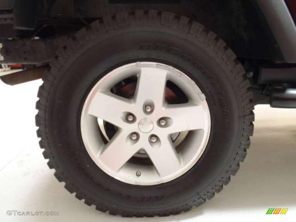 2008 Jeep Wrangler Unlimited Rubicon 4x4 Wheel Photo #41243352