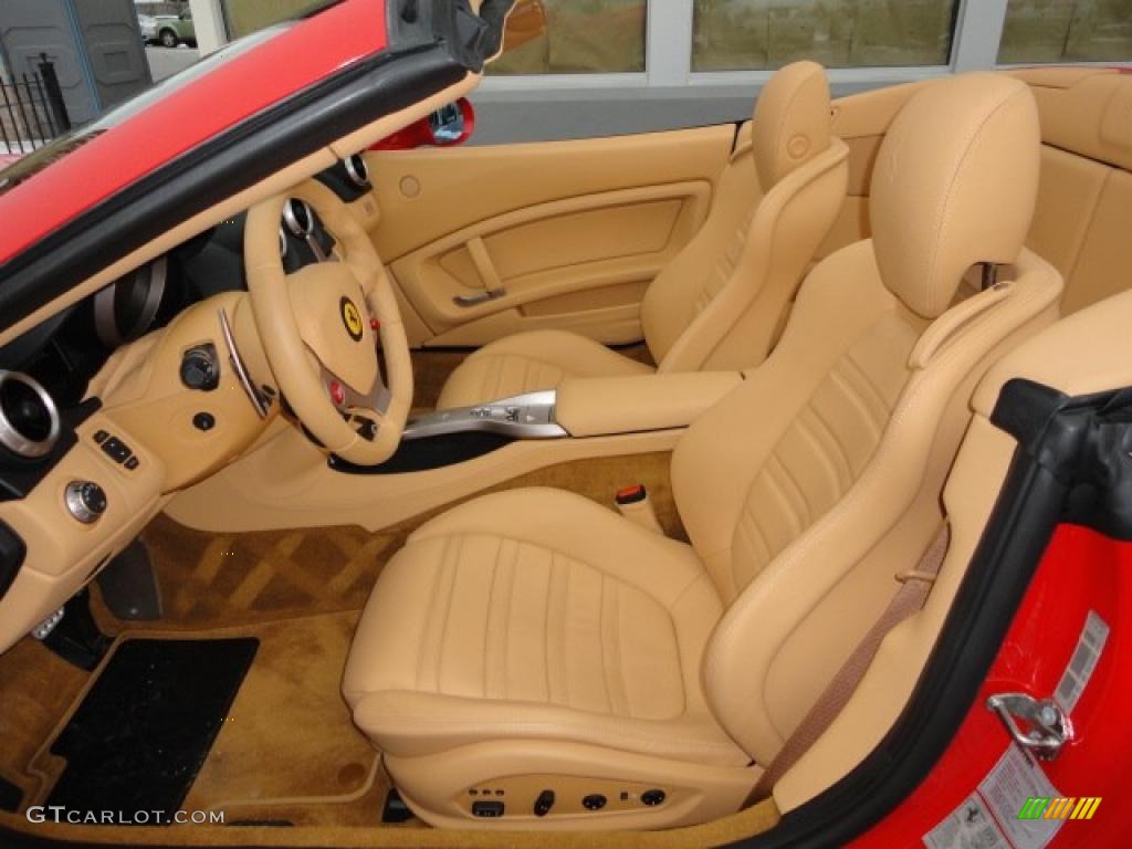 Beige Interior 2010 Ferrari California Standard California Model Photo #41245173