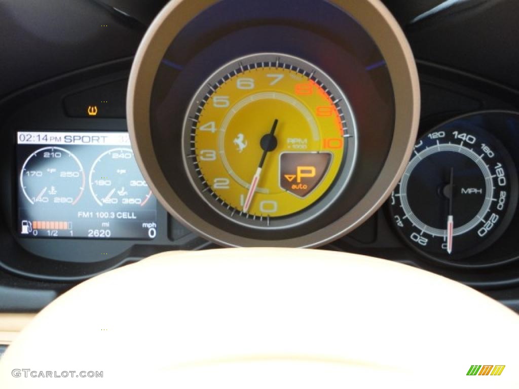 2010 Ferrari California Standard California Model Gauges Photo #41245205