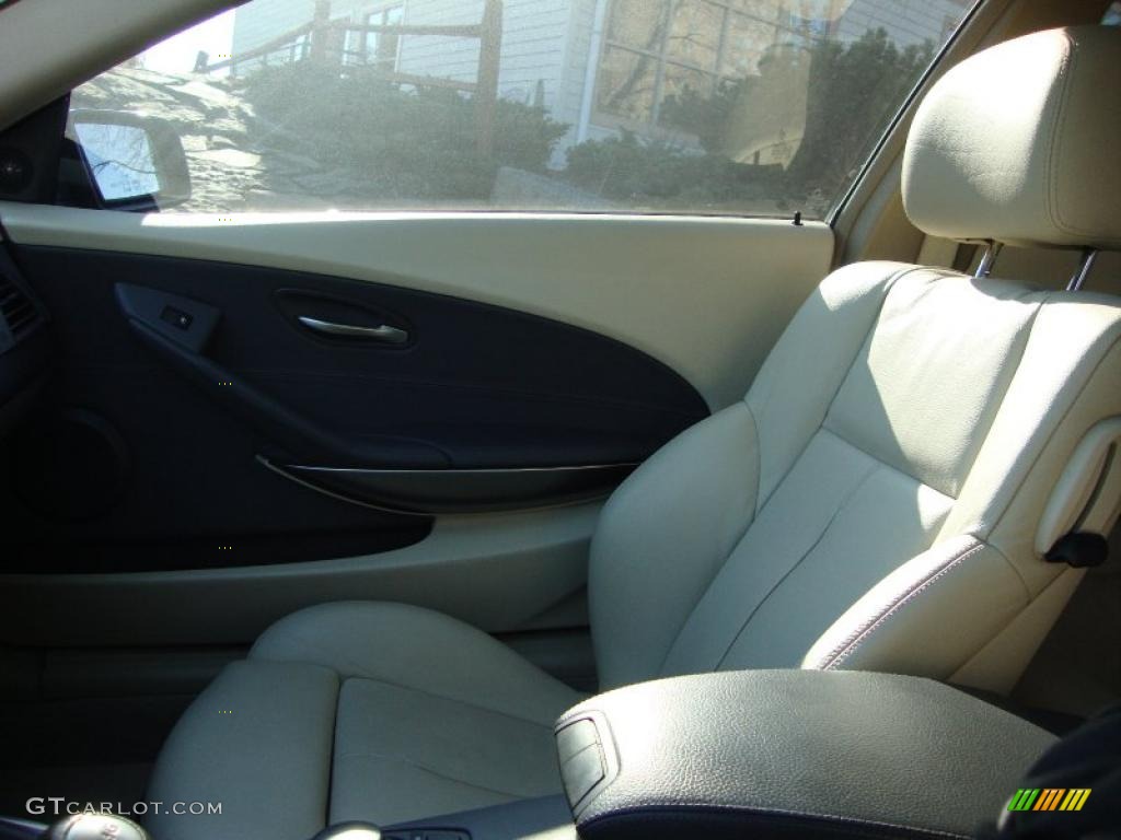 Creme Beige Interior 2004 BMW 6 Series 645i Coupe Photo #41246141
