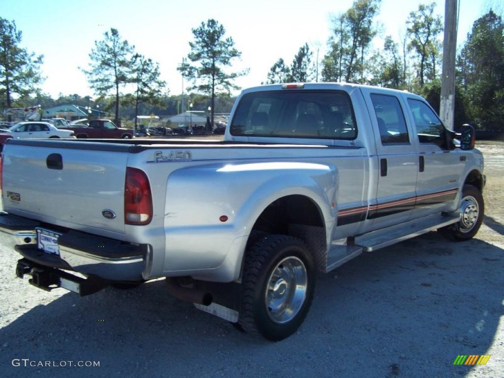 2004 F450 Super Duty XL Crew Cab 4x4 Dually - Silver Metallic / Medium Flint photo #5