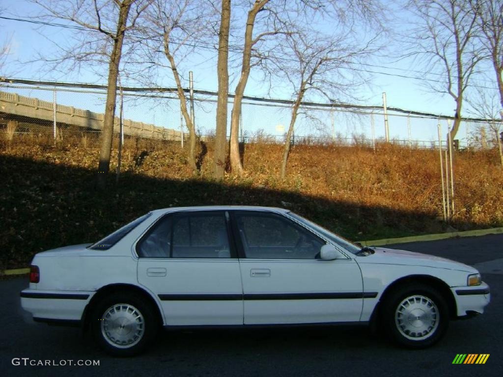 Frost White 1991 Honda Accord LX Sedan Exterior Photo #41247833