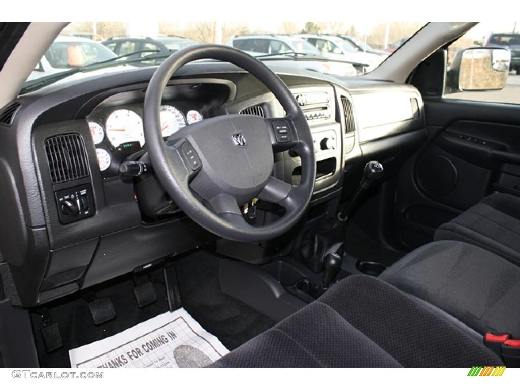 Dark Slate Gray Interior 2004 Dodge Ram 3500 SLT Quad Cab 4x4 Photo #41250525