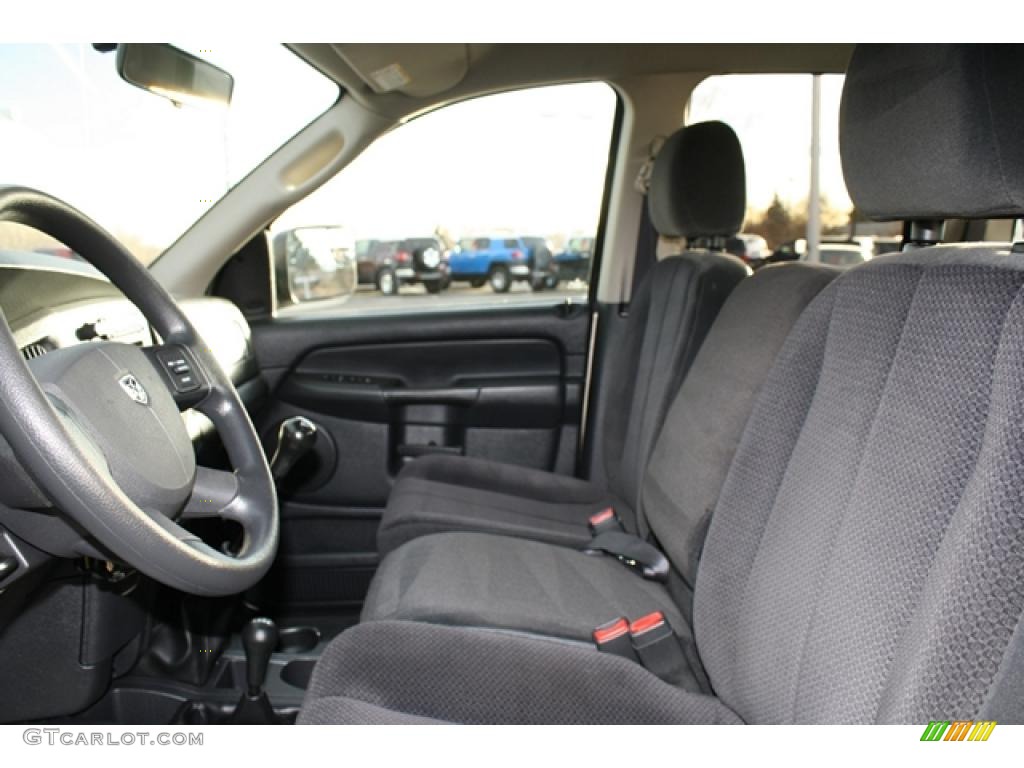 Dark Slate Gray Interior 2004 Dodge Ram 3500 SLT Quad Cab 4x4 Photo #41250545